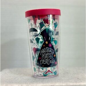 16oz Tervis tumbler Mary Poppins umbrella with pink lid